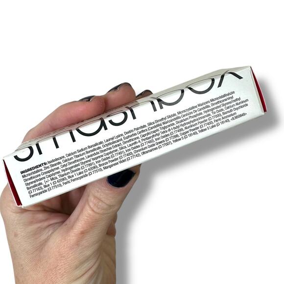 SMASHBOX NIB Always On Shimmer Primer Infused Cream Shadow In Charcoal Shimmer - Picture 6 of 9